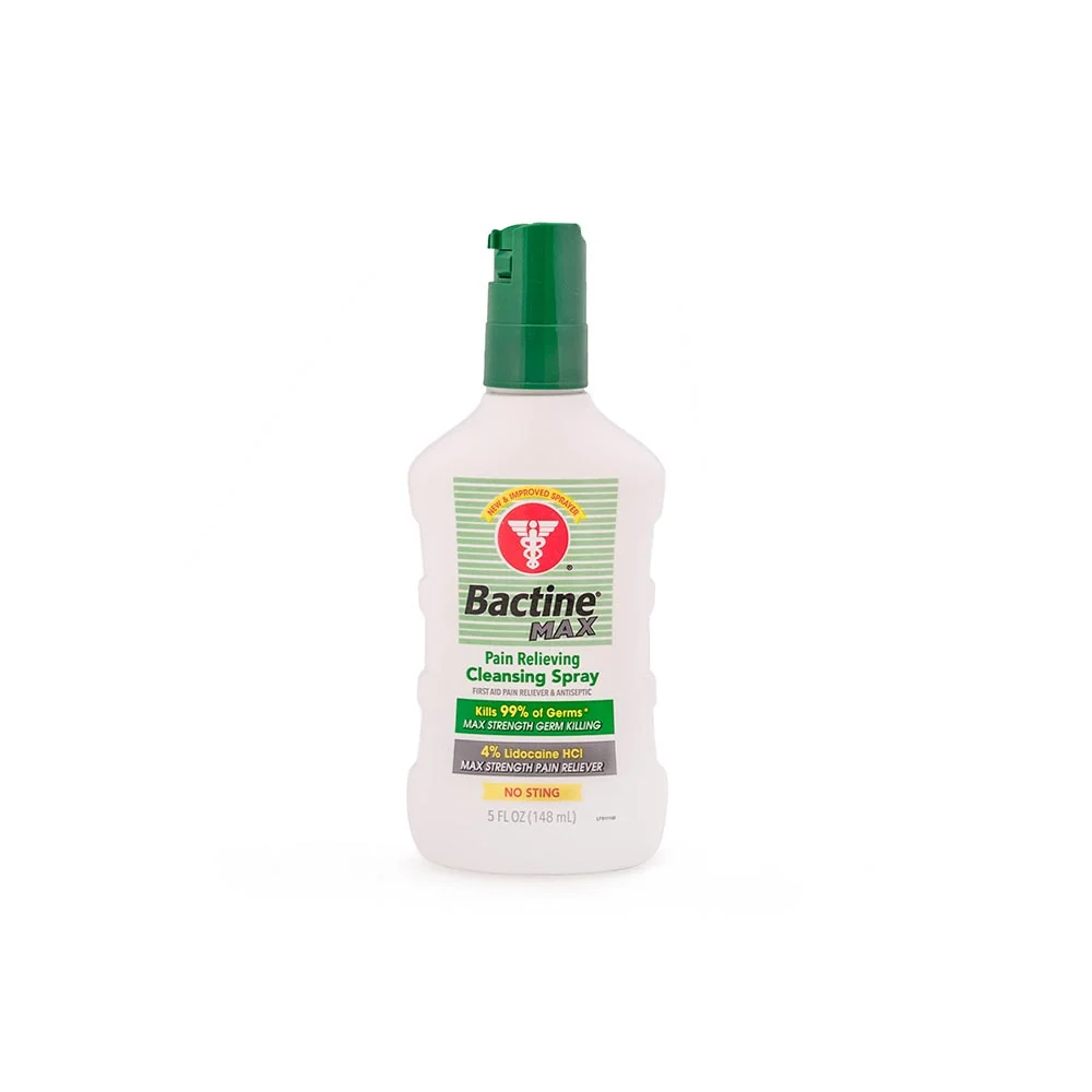 Bactine MAX Pain Relieving Cleansing Spray – 5 fl oz (148 ml)