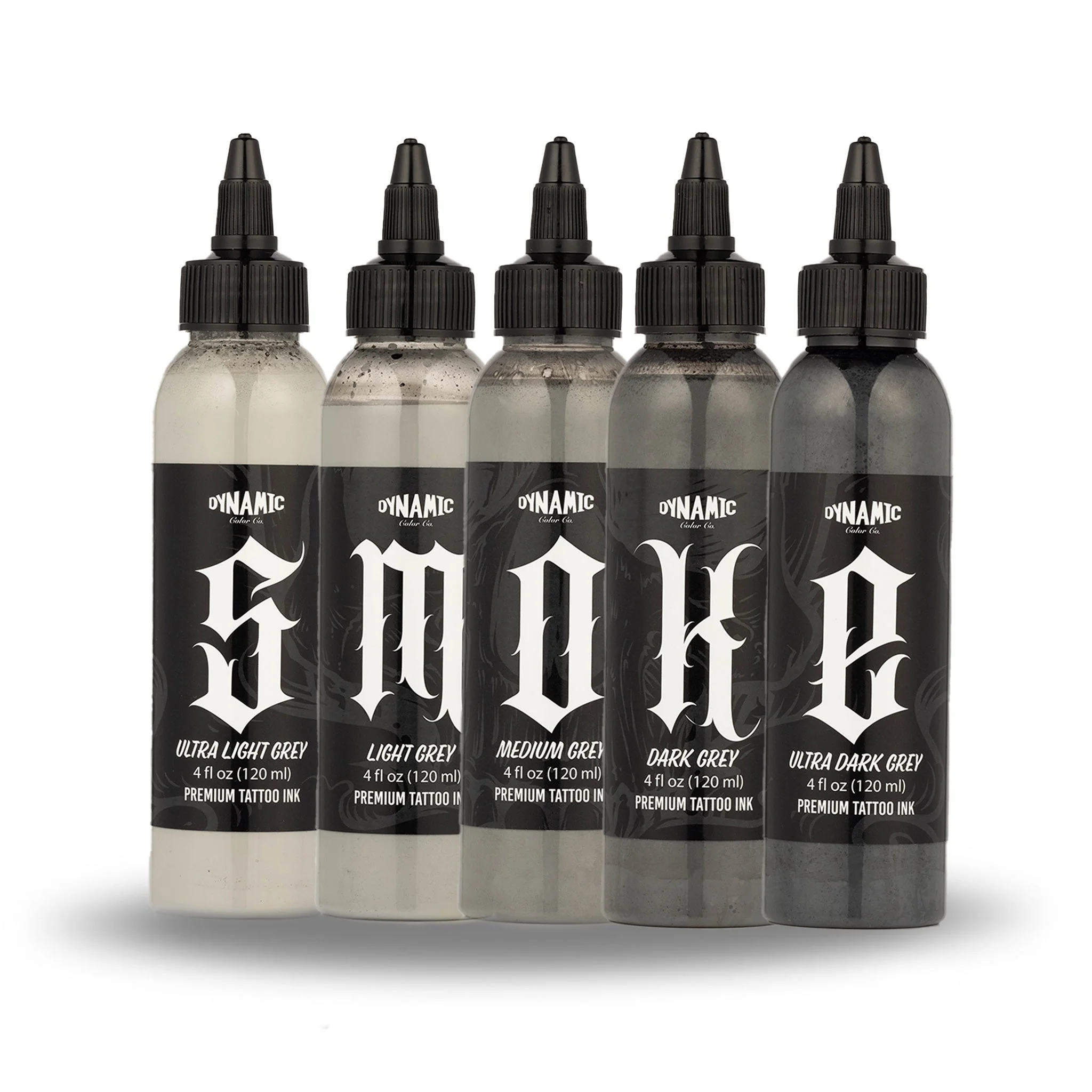Dynamic Smoke Opaque Grey Set – 5 × 1 oz